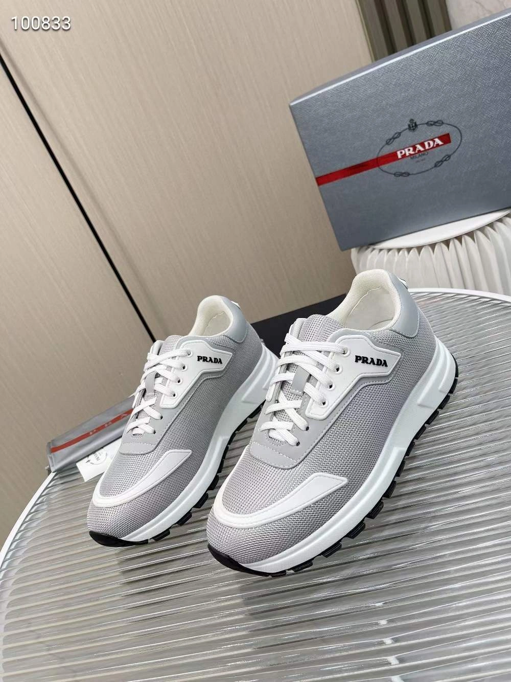 P*rada Top Sneakers Low CL 20230825- Effortless 6478
