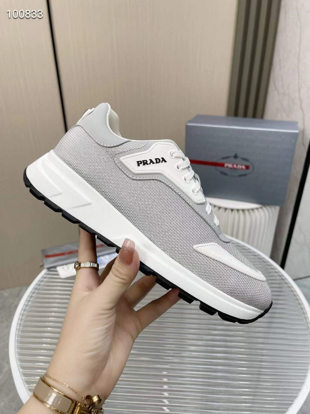 P*rada Top Sneakers Low CL 20230825- Effortless 6478