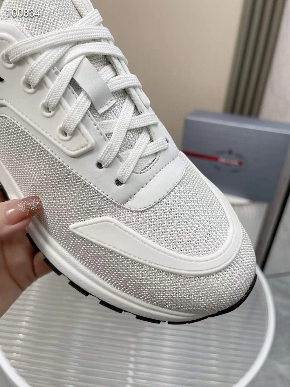 P*rada Top Sneakers Low CL 20230825- Neat 6477