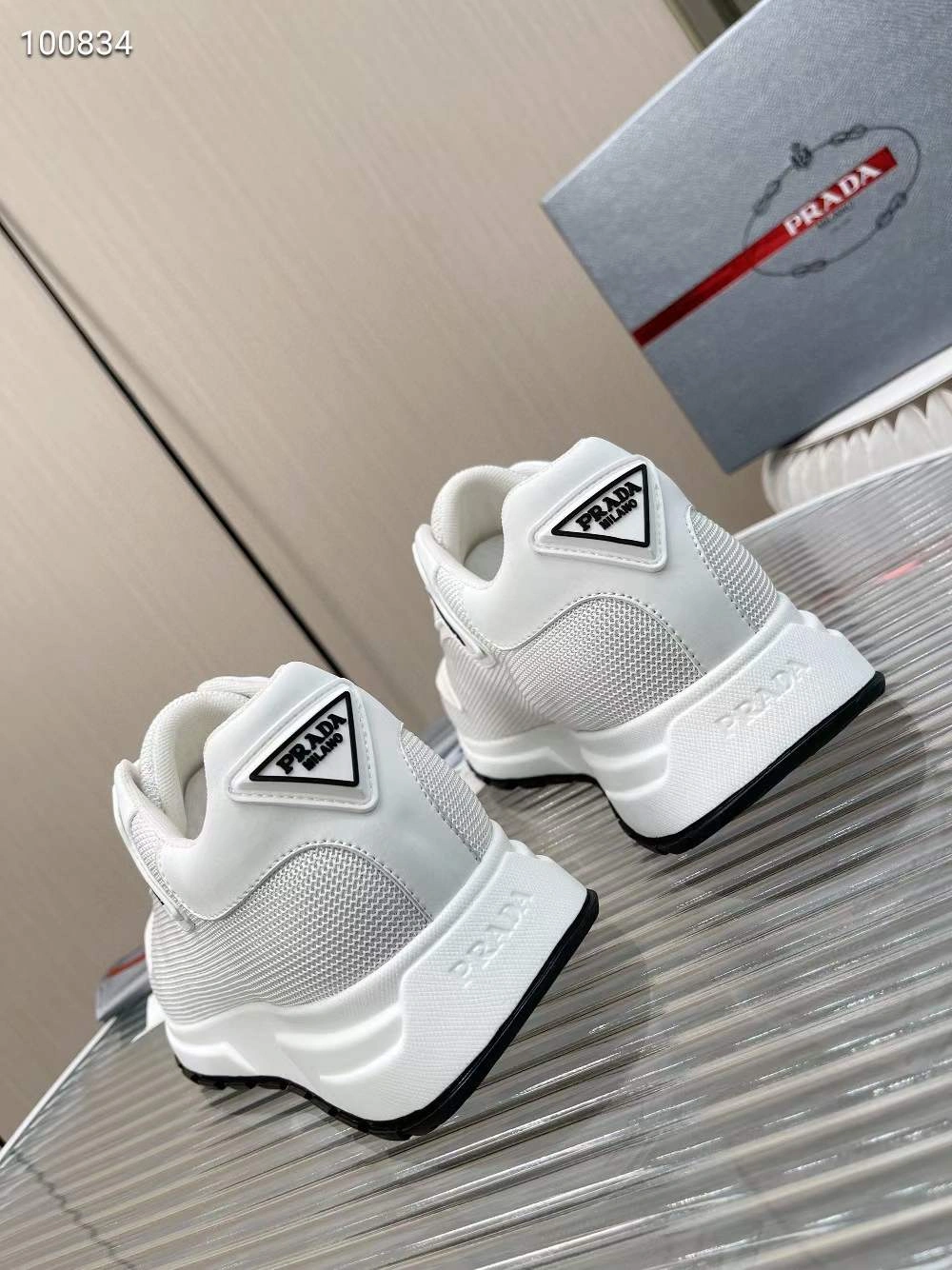 P*rada Top Sneakers Low CL 20230825- Neat 6477