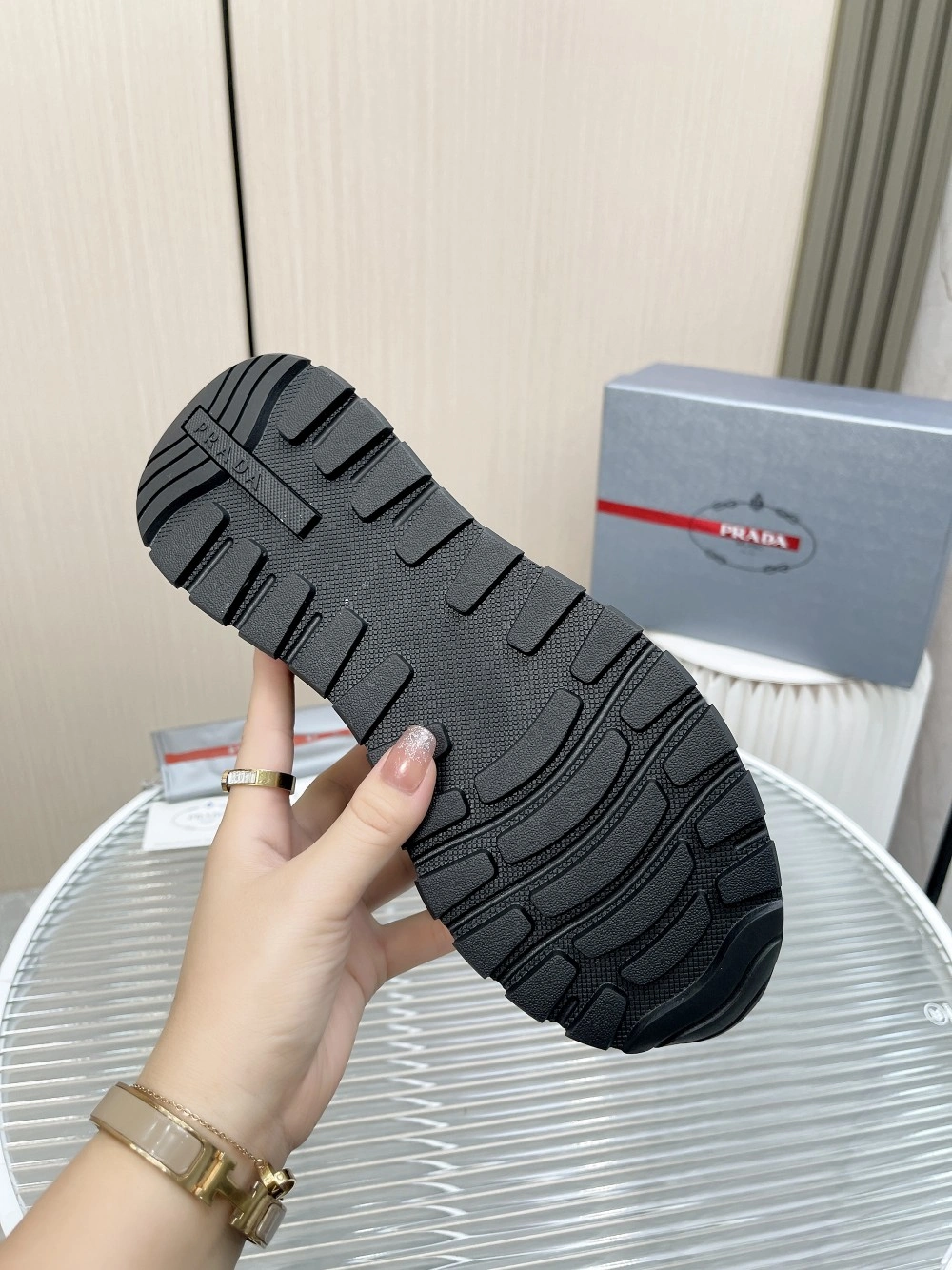 P*rada Top Sneakers Low CL 20230825- EasyMatch 6476