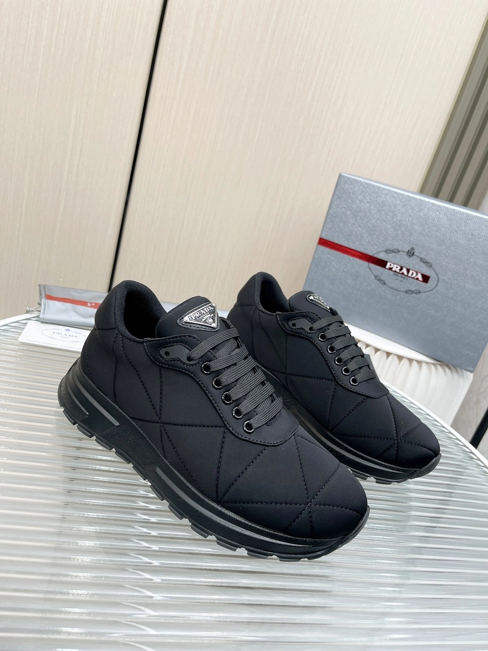 P*rada Top Sneakers Low CL 20230825- EasyMatch 6476
