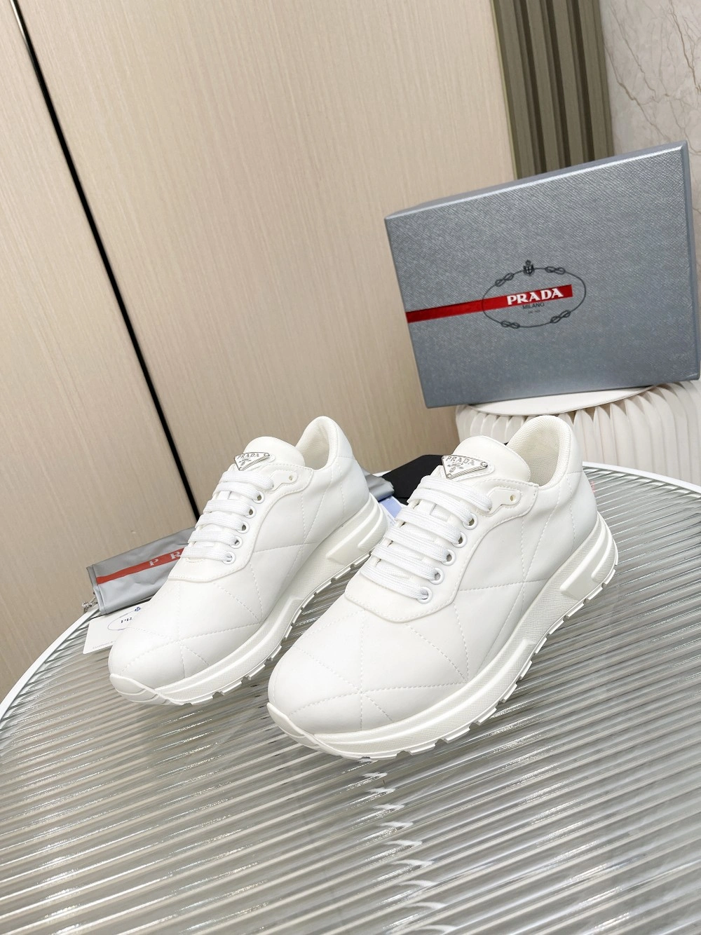 Sustainable P*rada Top Sneakers Low CL 20230825- 6475