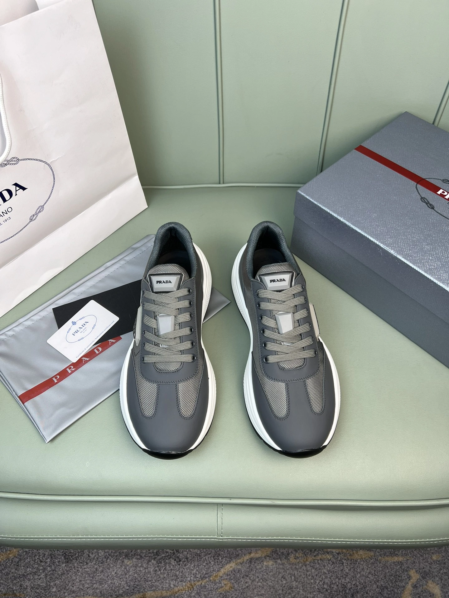 GoodFit P*rada Top Sneakers Low CL 20230825- 6473