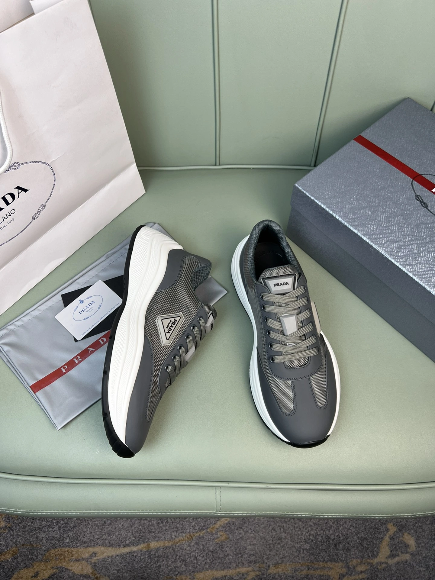 GoodFit P*rada Top Sneakers Low CL 20230825- 6473