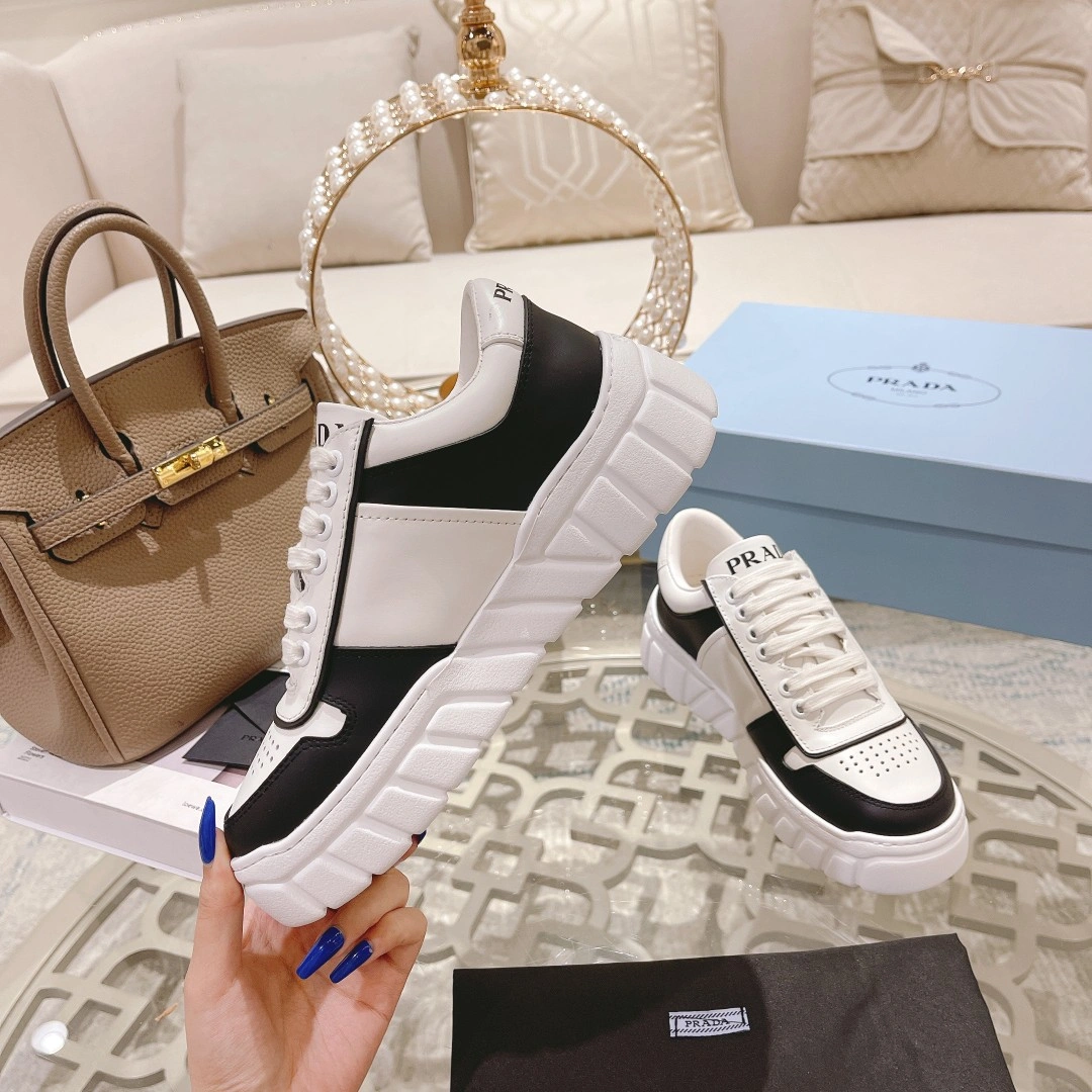 P*rada Top Sneakers Low CL 20230831- Compact 6452