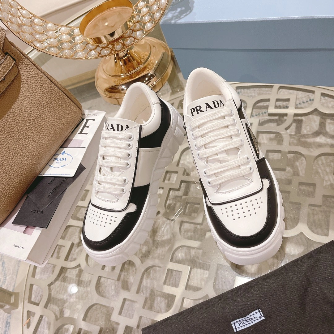 P*rada Top Sneakers Low CL 20230831- Compact 6452