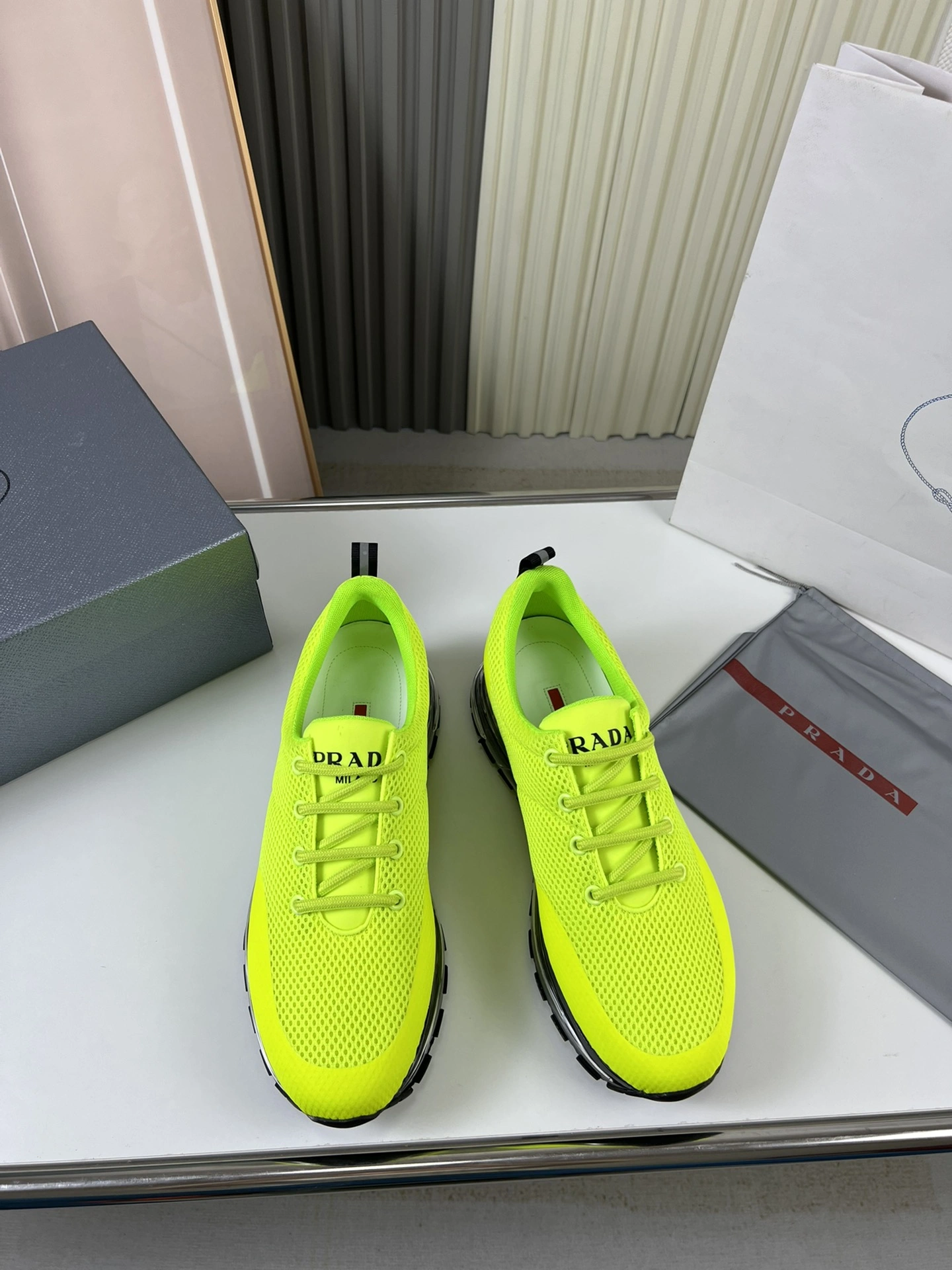 Breathable P*rada Top Sneakers Low CL 20230831- 6446