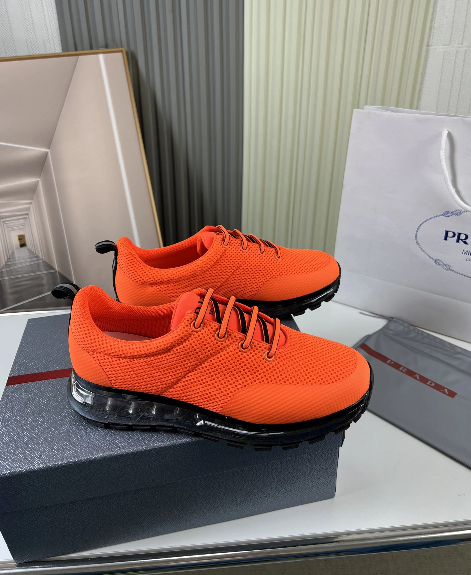 Sleek P*rada Top Sneakers Low CL 20230831- 6443