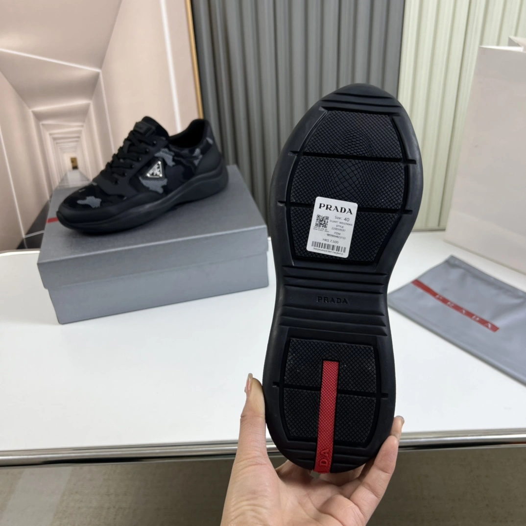 P*rada Top Sneakers Low CL 20230831- WaterResistant 6438