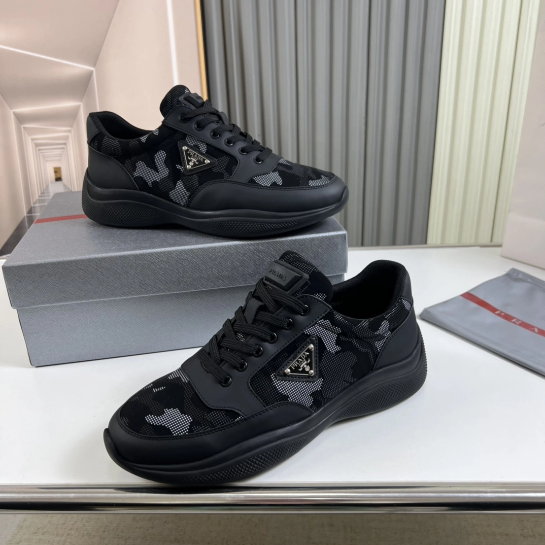 P*rada Top Sneakers Low CL 20230831- WaterResistant 6438