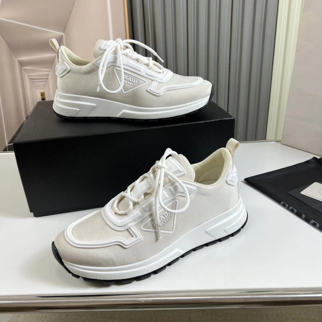 P*rada Top Sneakers Low CL 20230831- Seasonal 6437