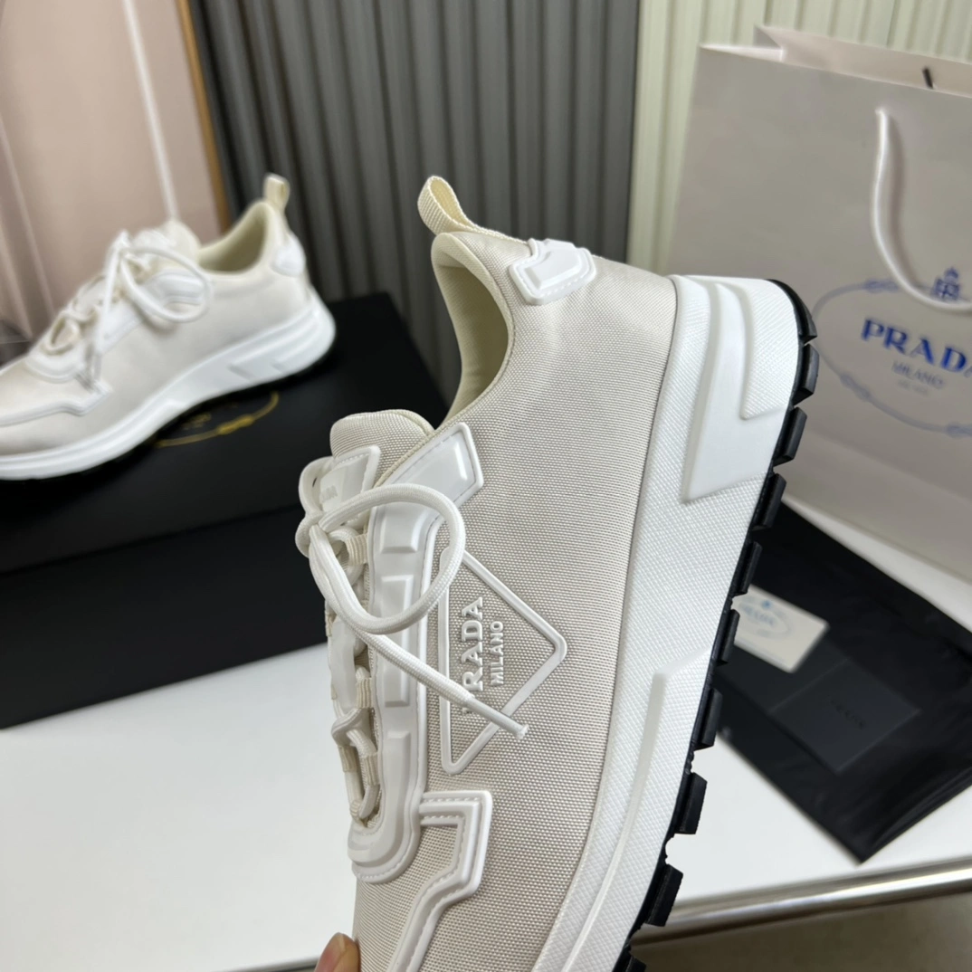 P*rada Top Sneakers Low CL 20230831- Seasonal 6437
