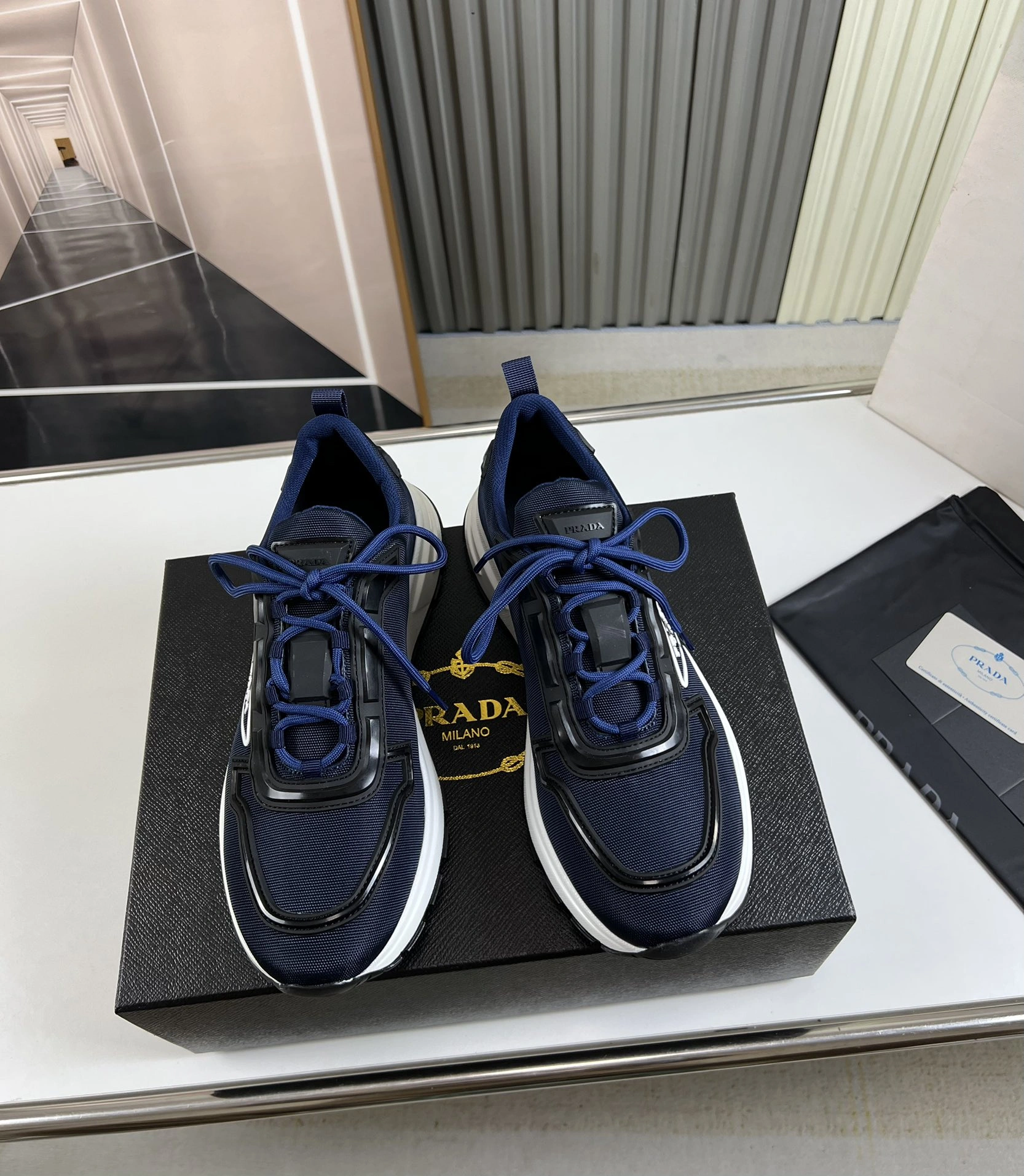 P*rada Top Sneakers Low CL 20230831- Timeless 6435