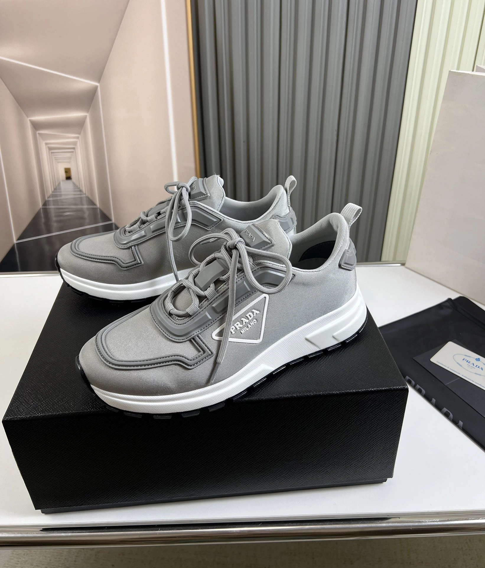 P*rada Top Sneakers Low CL 20230831- Thermal 6434