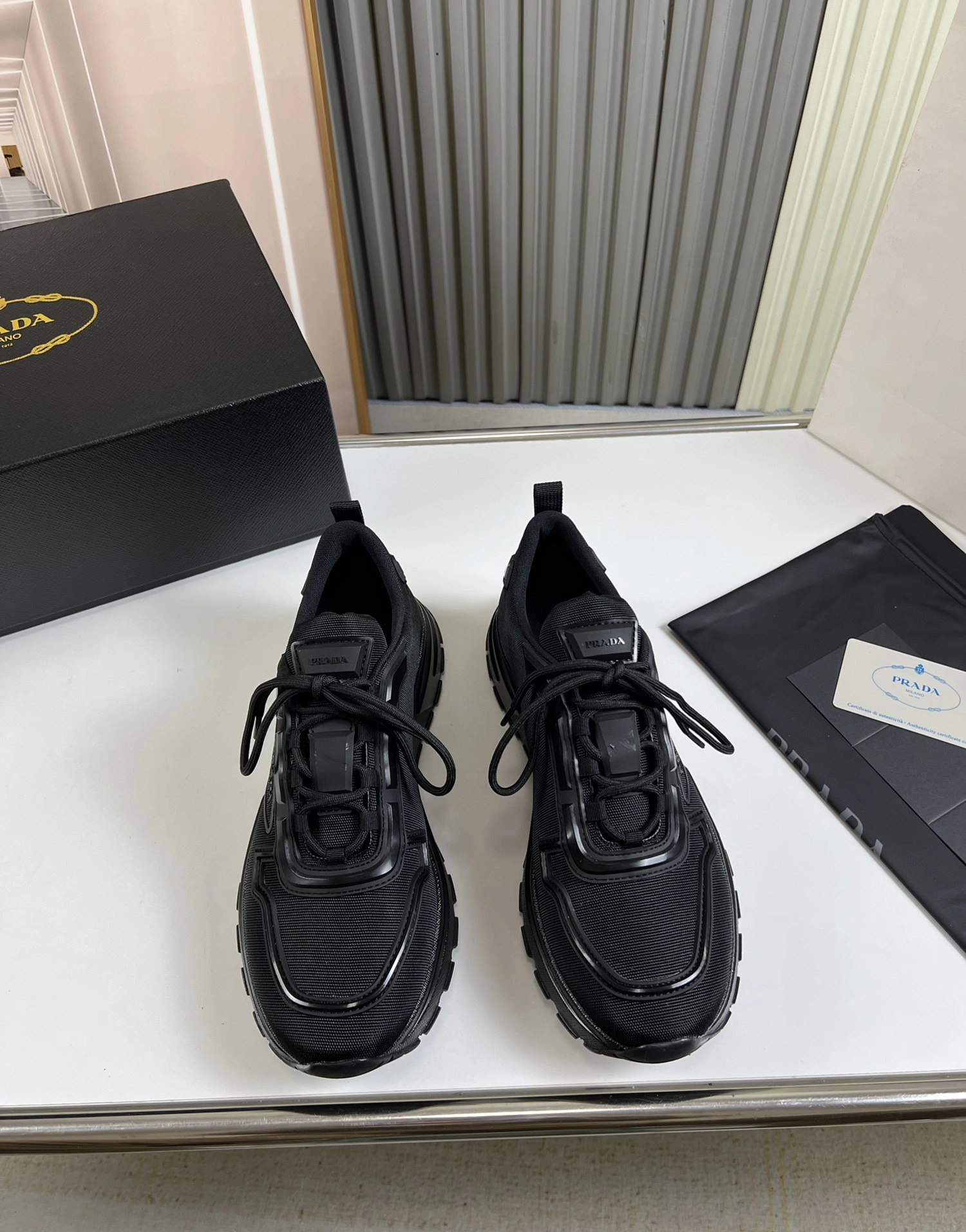 P*rada Top Sneakers Low CL 20230831- AllSeason 6433