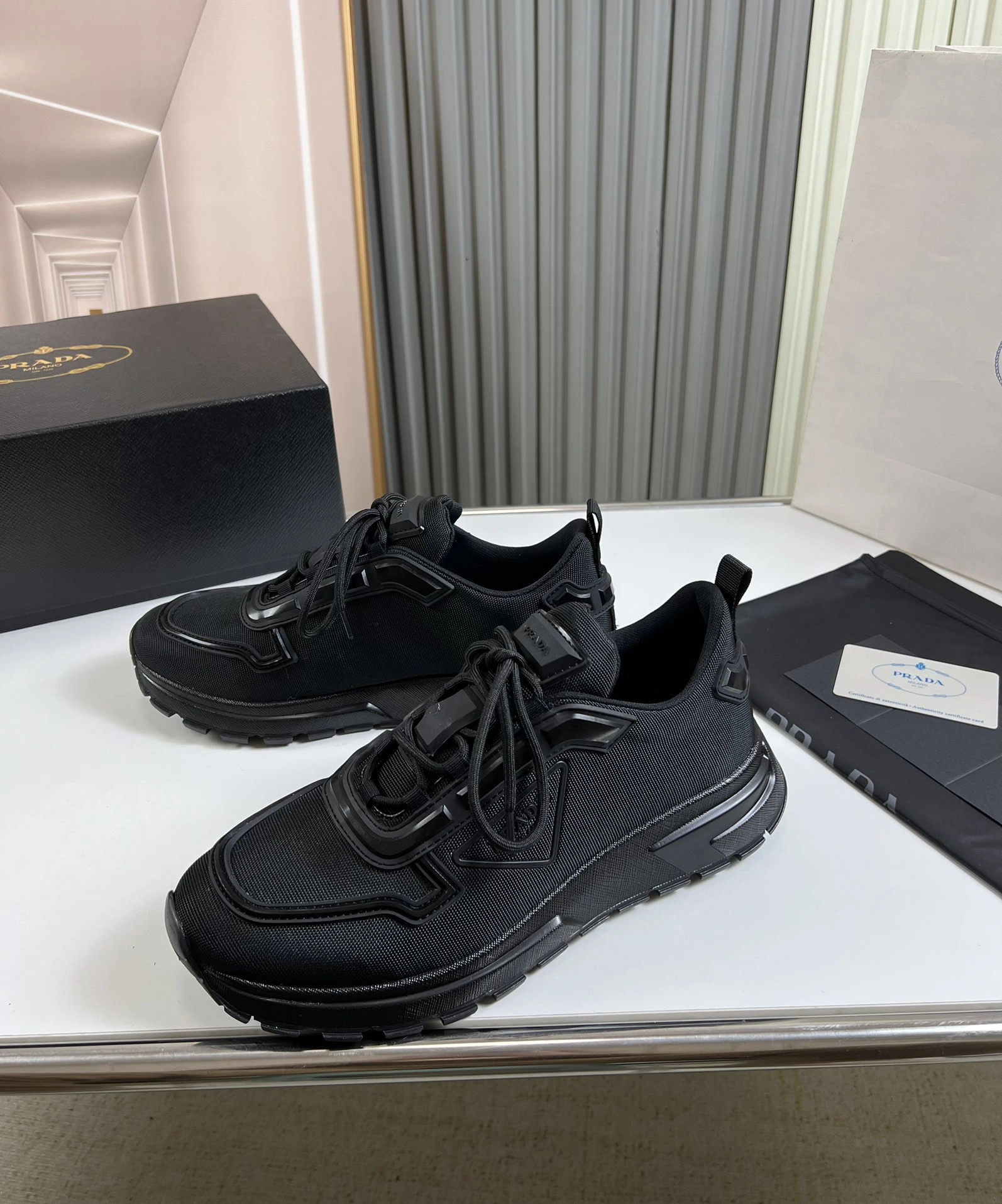 P*rada Top Sneakers Low CL 20230831- AllSeason 6433