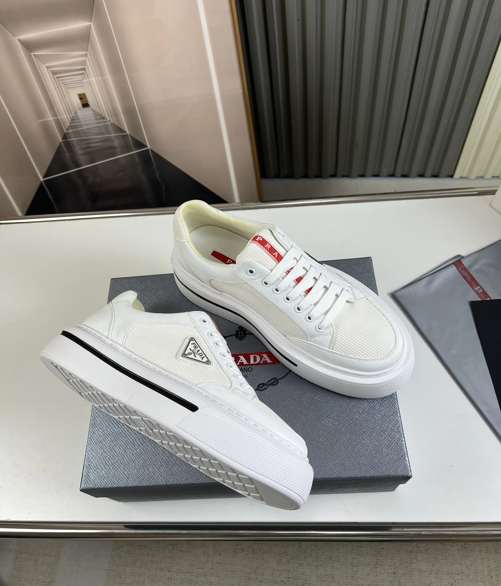 Thermal P*rada Top Sneakers Low CL 20230831- 6431