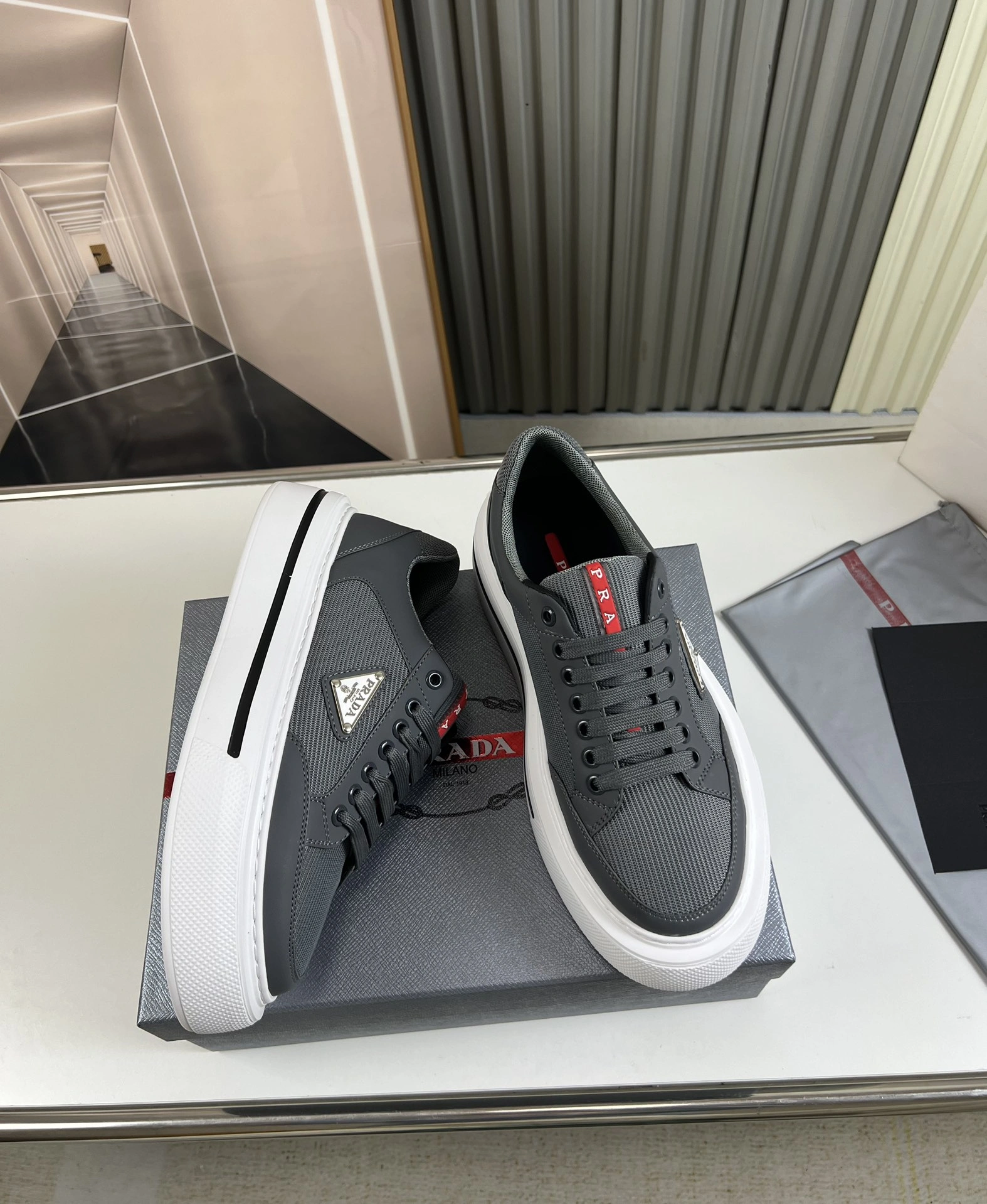 Original P*rada Top Sneakers Low CL 20230831- 6430