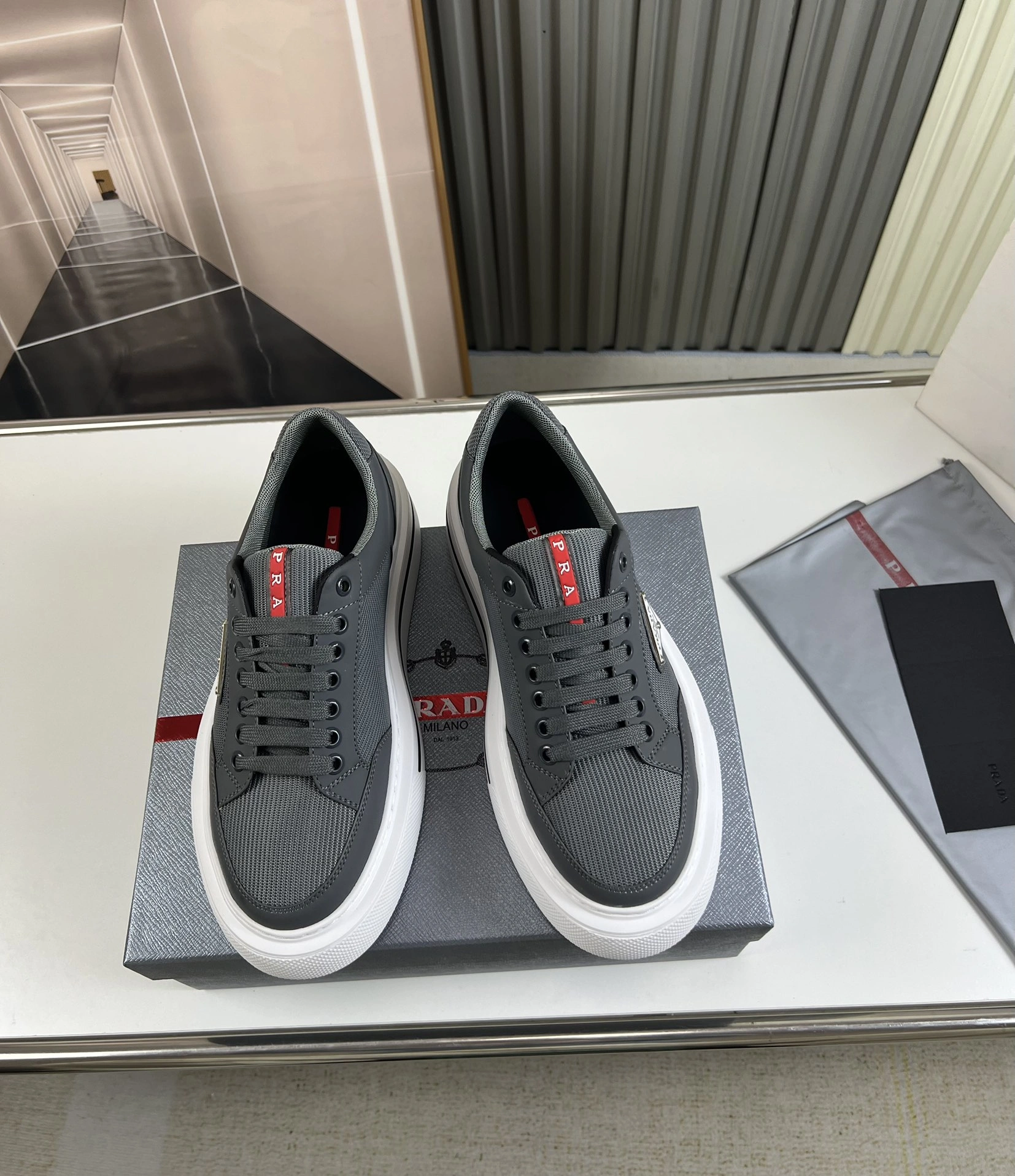 Original P*rada Top Sneakers Low CL 20230831- 6430