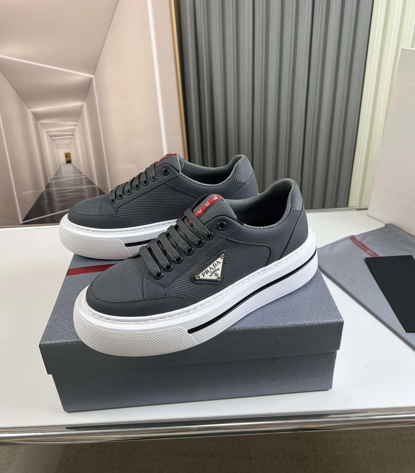 Original P*rada Top Sneakers Low CL 20230831- 6430