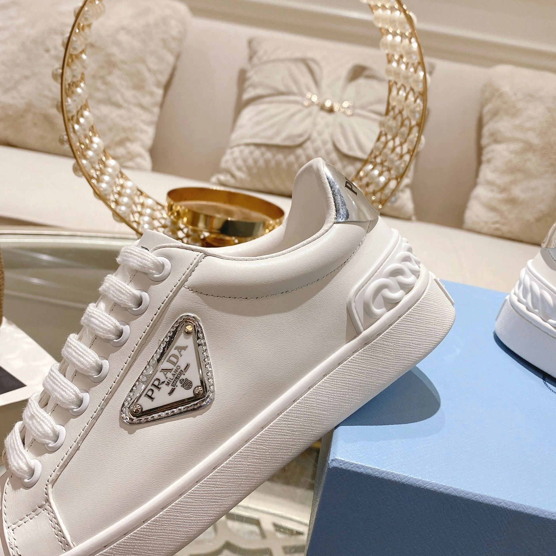 AllSeason P*rada Top Sneakers Low CL 20230831- 6426