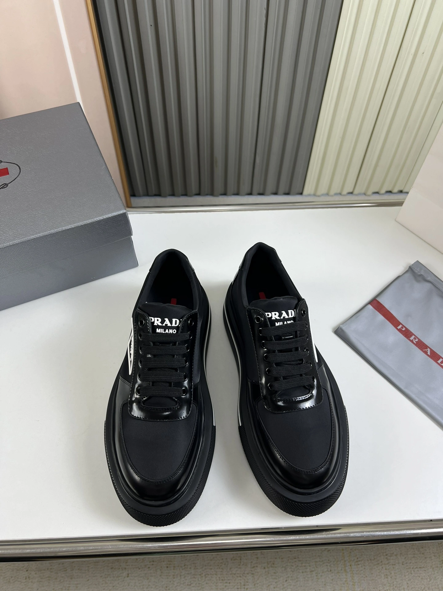 AllSeason P*rada Top Sneakers Low CL 20230831- 6421