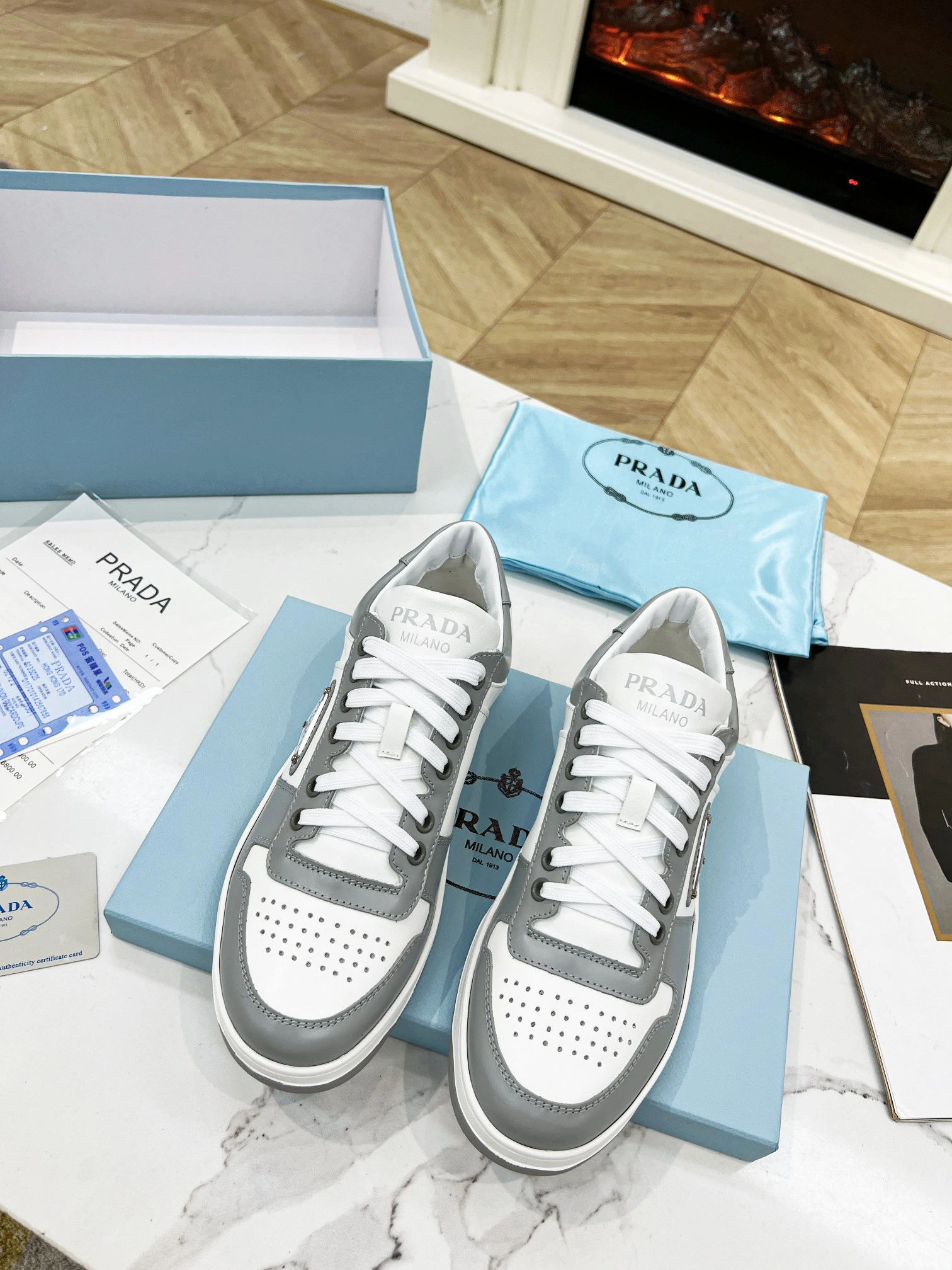 P*rada Top Sneakers Low CL 20230831- EyeCatching 6420