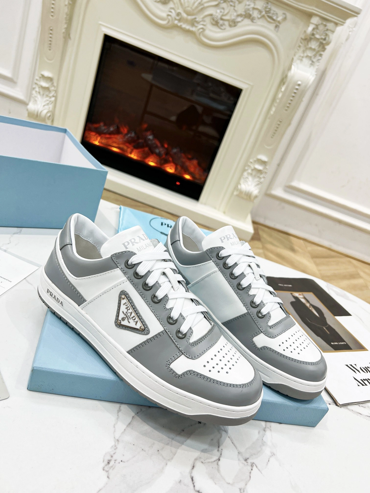 P*rada Top Sneakers Low CL 20230831- EyeCatching 6420