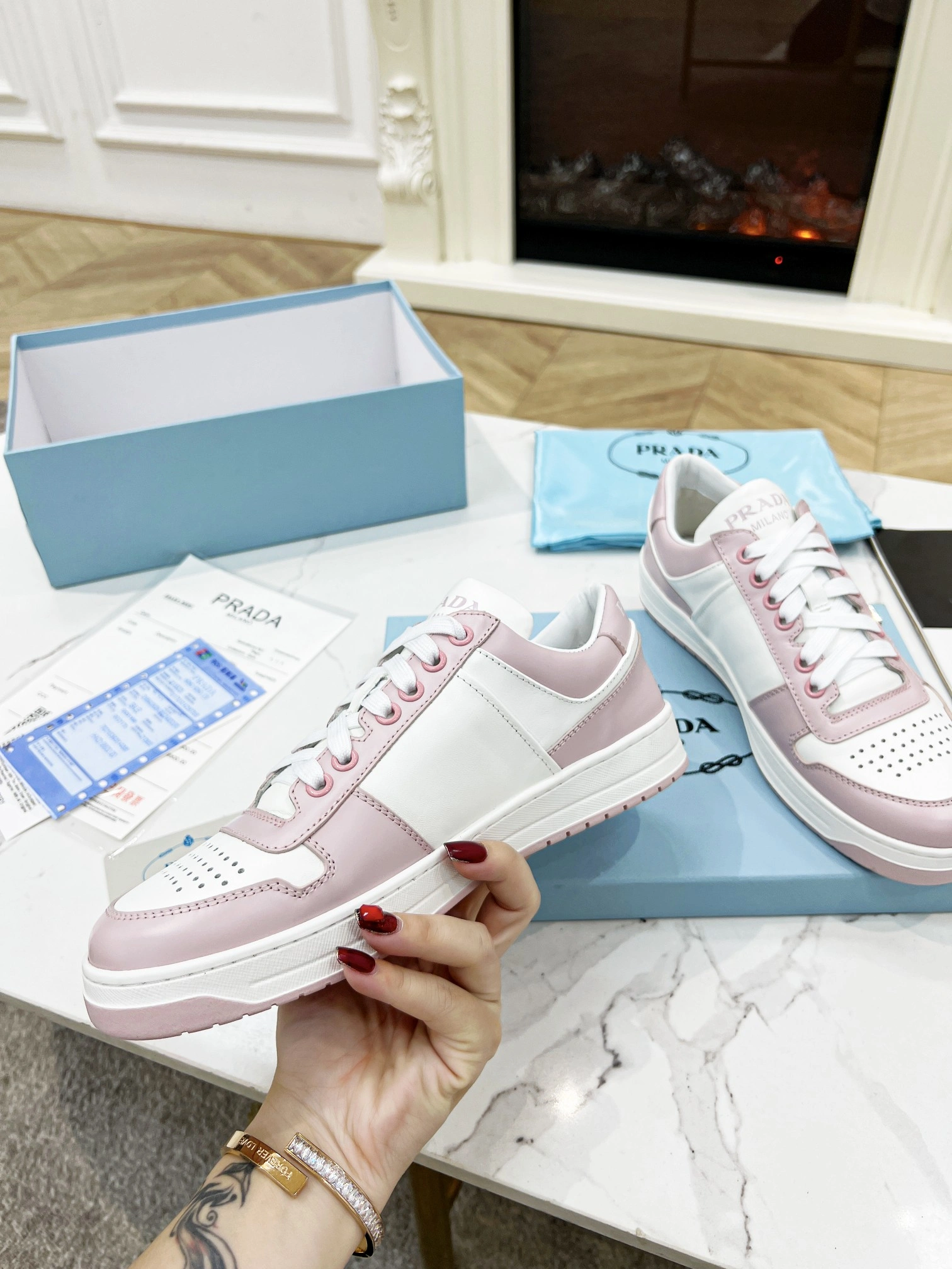 Cozy P*rada Top Sneakers Low CL 20230831- 6419