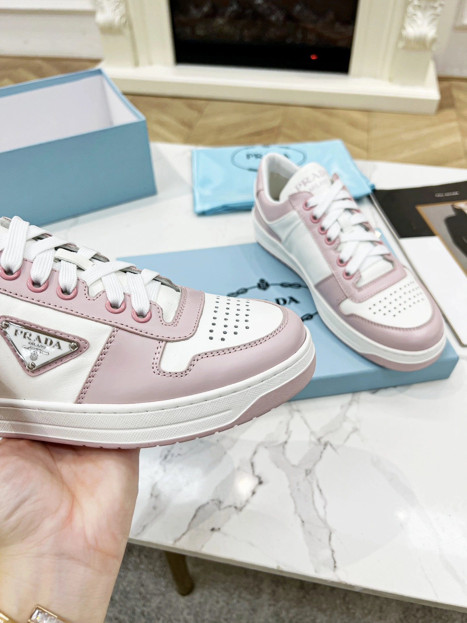Cozy P*rada Top Sneakers Low CL 20230831- 6419