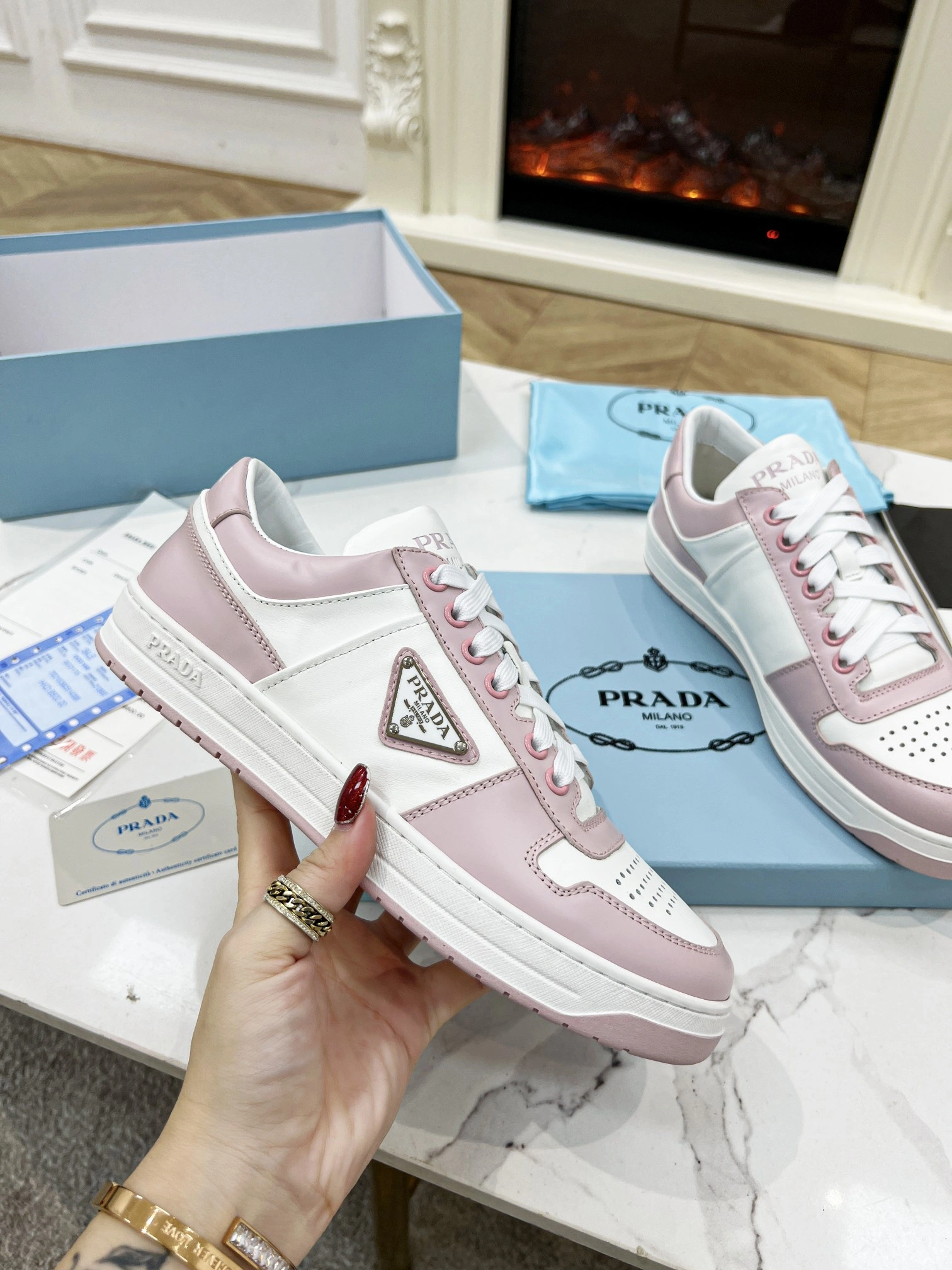 Cozy P*rada Top Sneakers Low CL 20230831- 6419