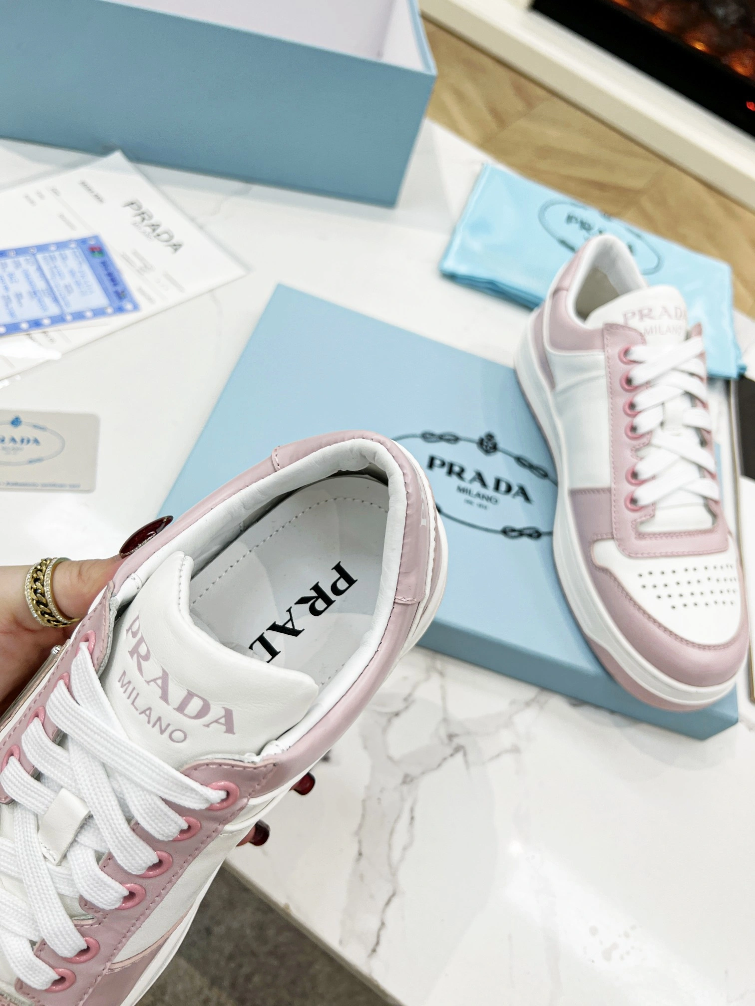 Cozy P*rada Top Sneakers Low CL 20230831- 6419