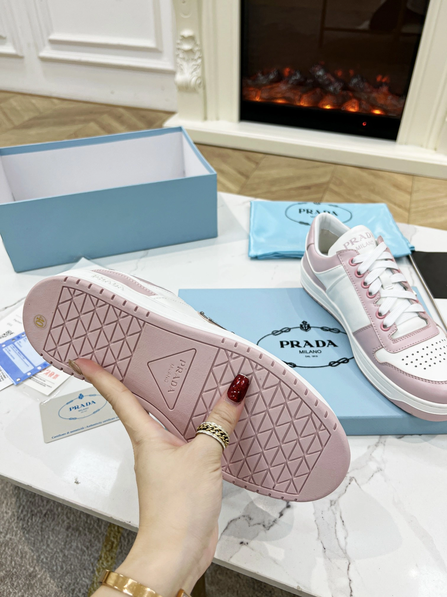 Cozy P*rada Top Sneakers Low CL 20230831- 6419