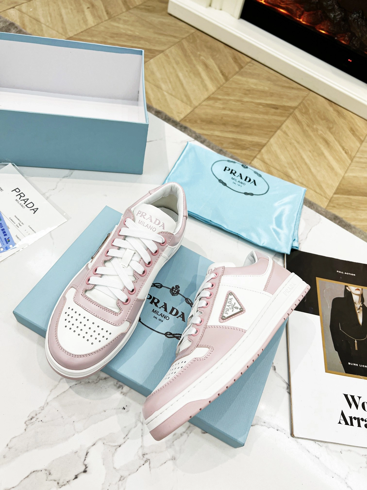 Cozy P*rada Top Sneakers Low CL 20230831- 6419