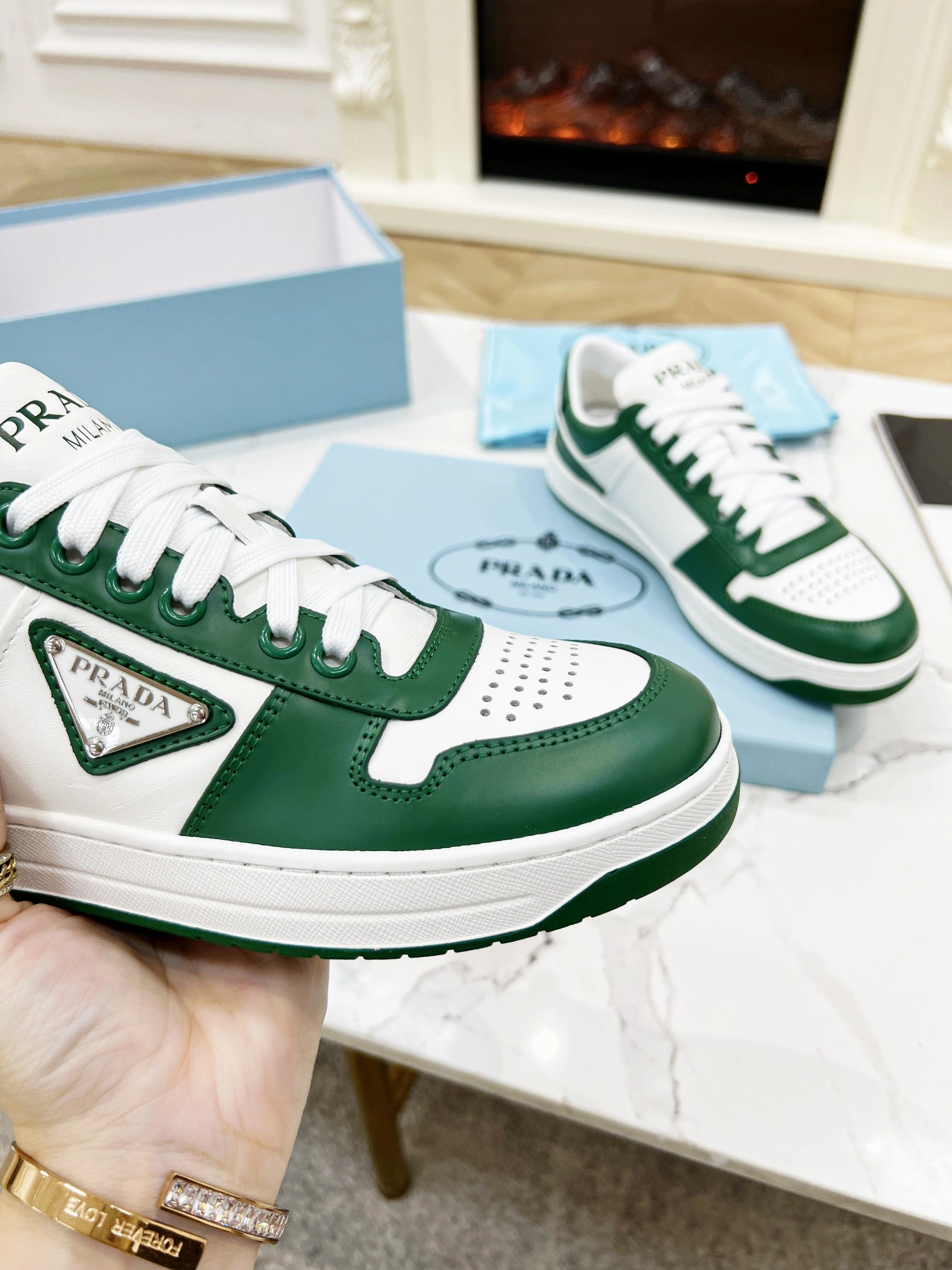 P*rada Top Sneakers Low CL 20230831- Reliable 6413