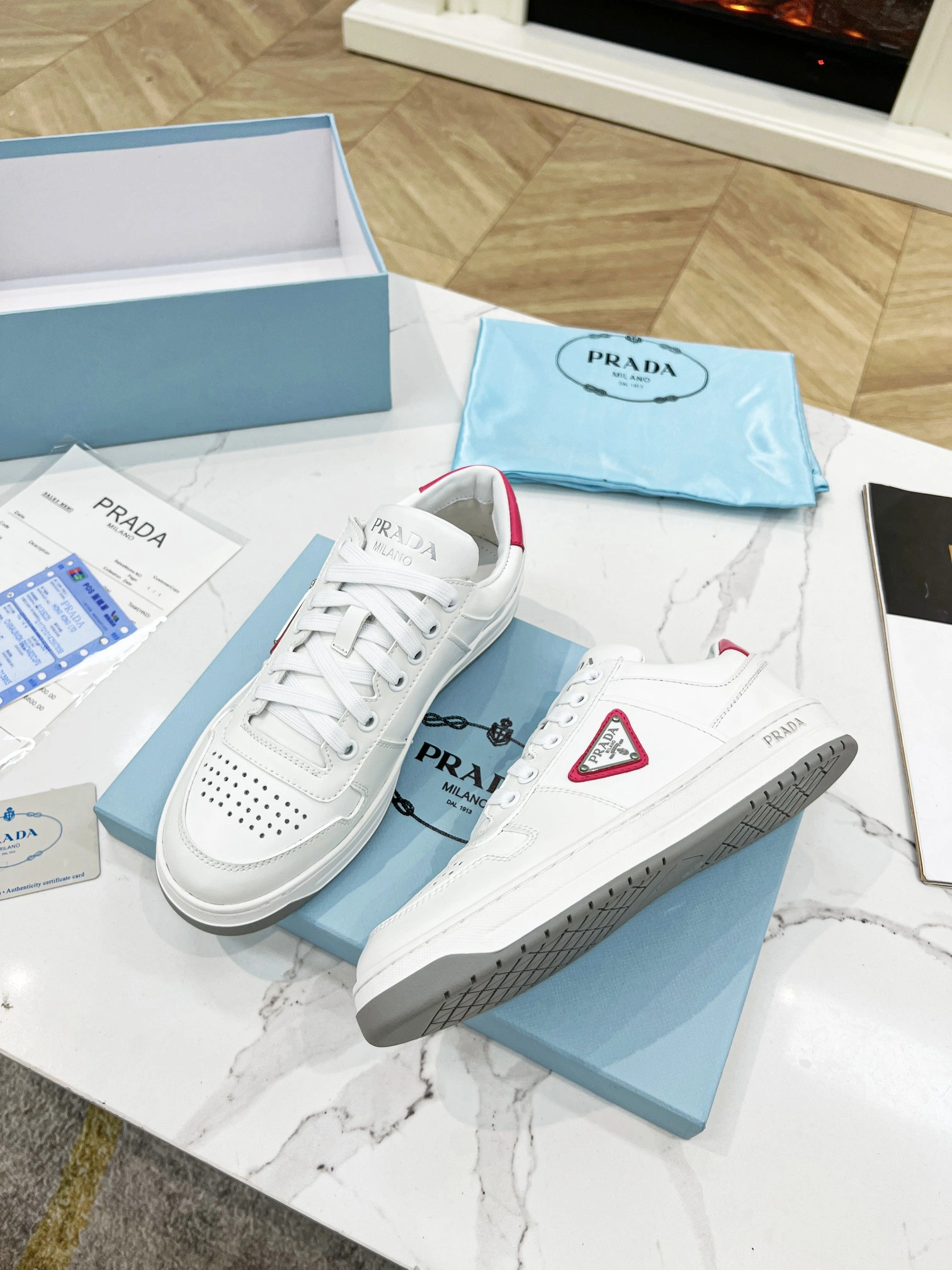 Effortless P*rada Top Sneakers Low CL 20230831- 6411