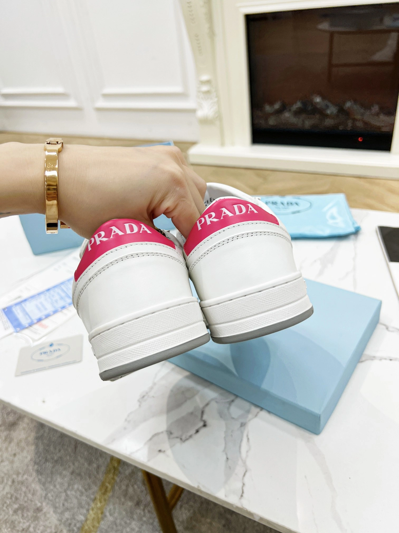 Effortless P*rada Top Sneakers Low CL 20230831- 6411