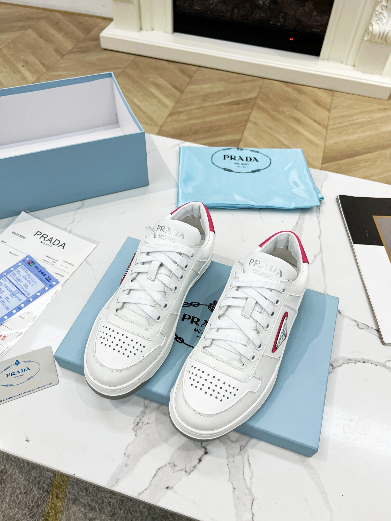 Effortless P*rada Top Sneakers Low CL 20230831- 6411