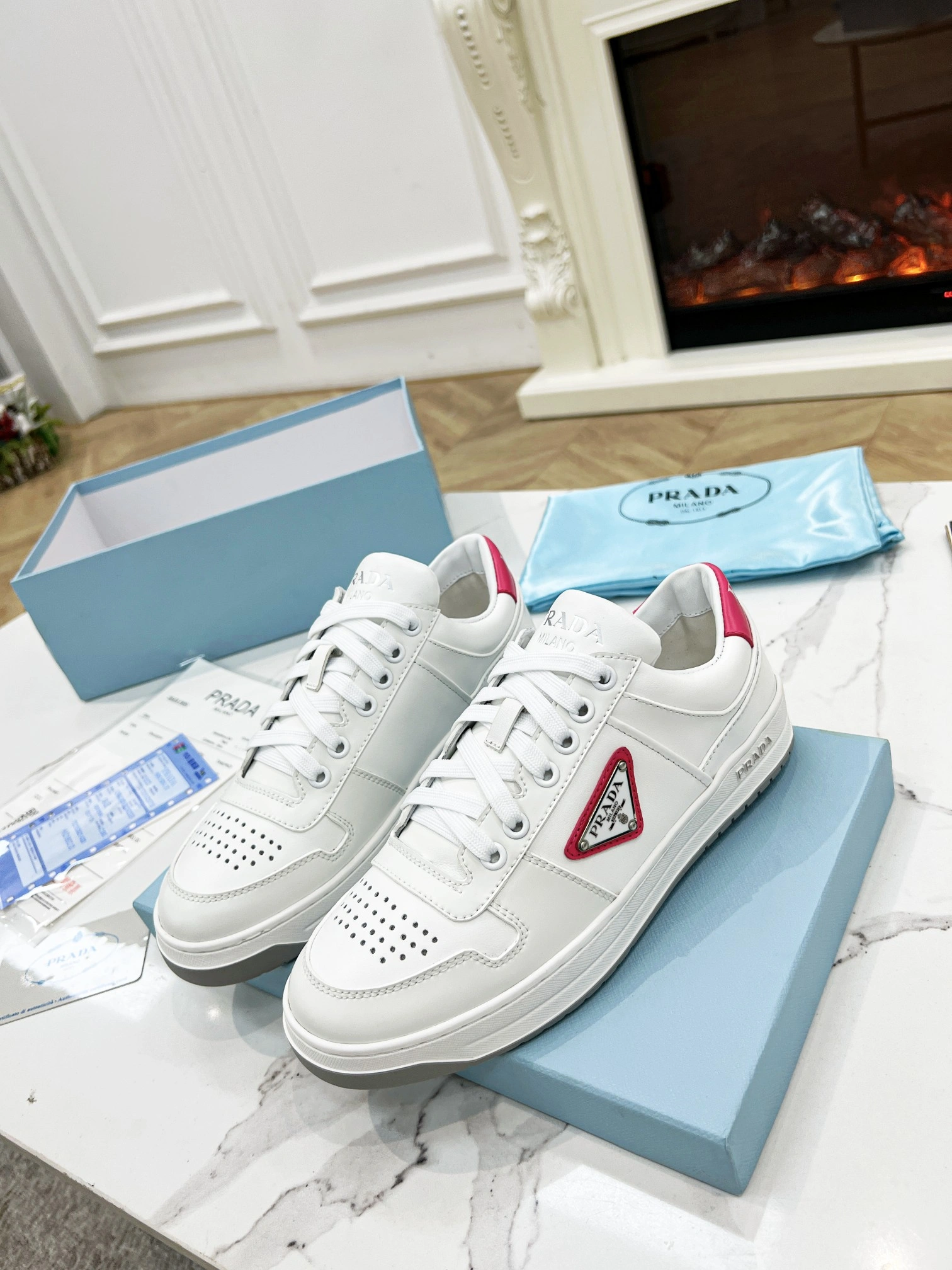 Effortless P*rada Top Sneakers Low CL 20230831- 6411