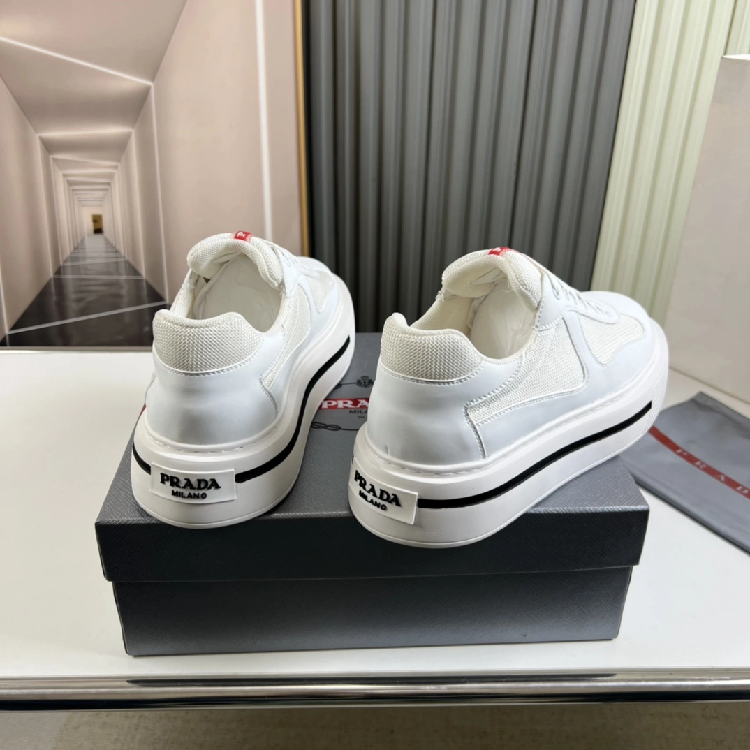 P*rada Top Sneakers Low CL 20230831- Resilient 6408