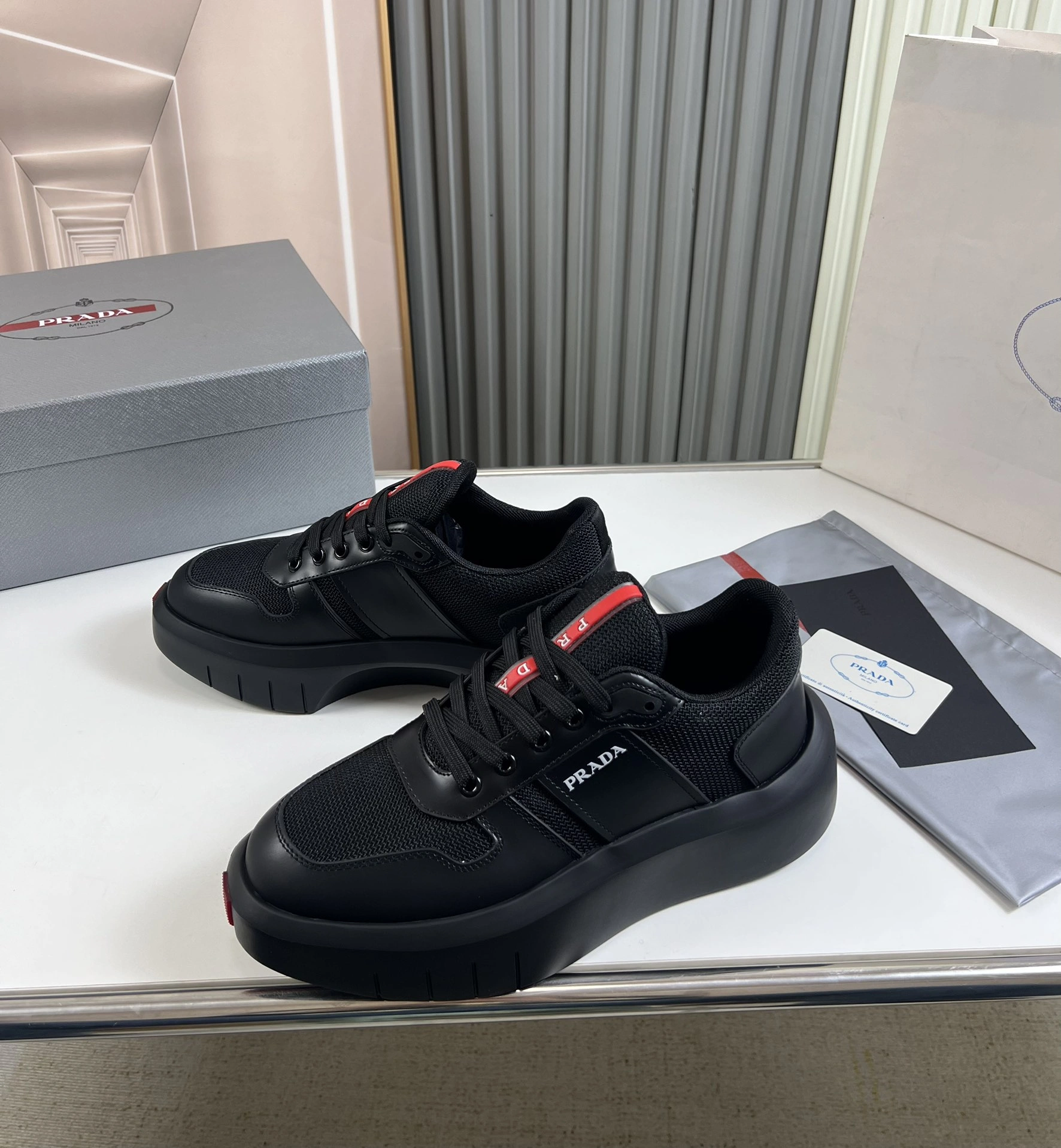 Lightweight P*rada Top Sneakers Low CL 20230831- 6402