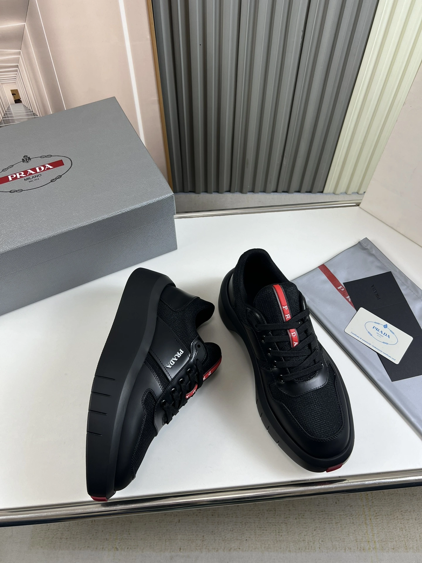 Lightweight P*rada Top Sneakers Low CL 20230831- 6402