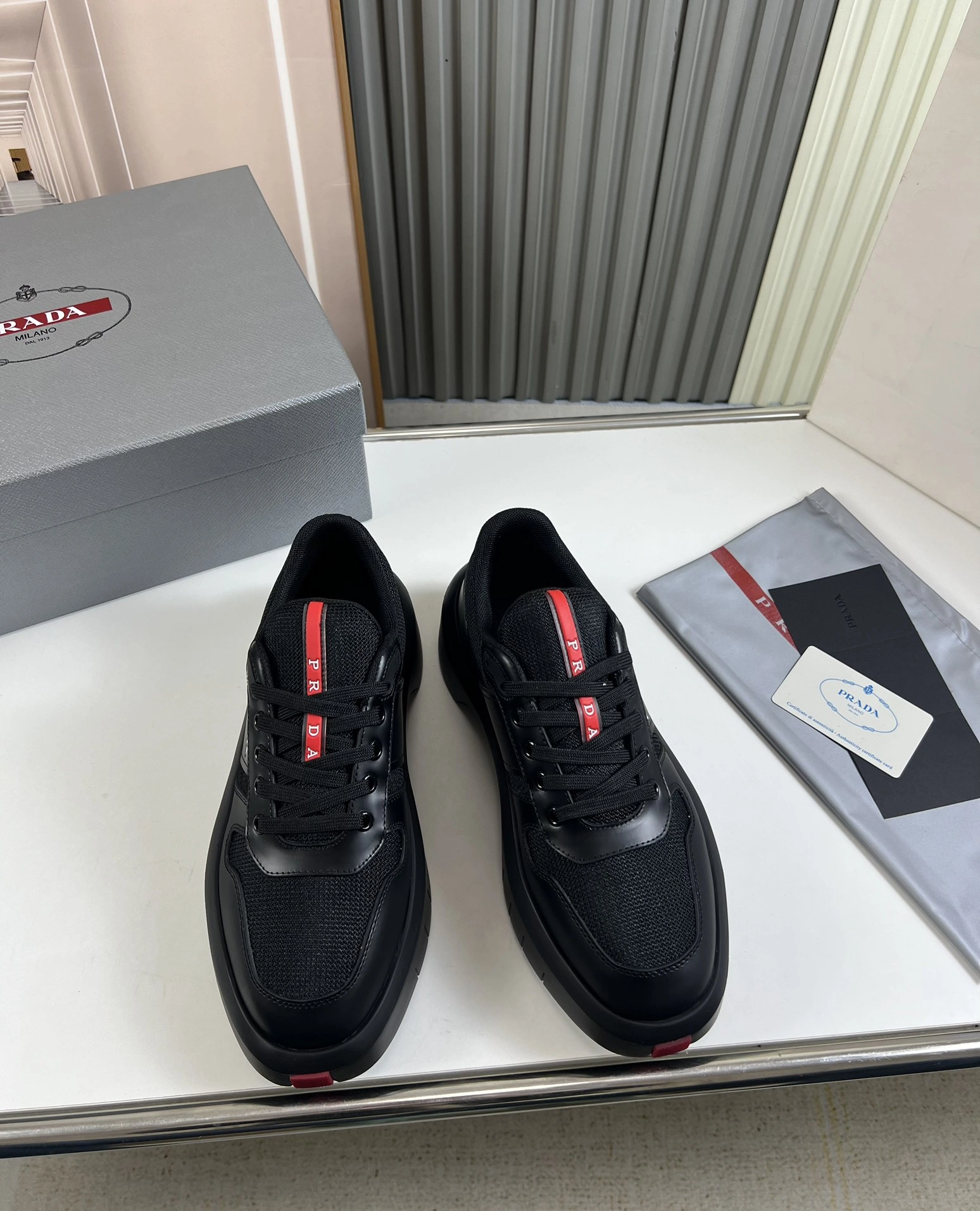 Lightweight P*rada Top Sneakers Low CL 20230831- 6402