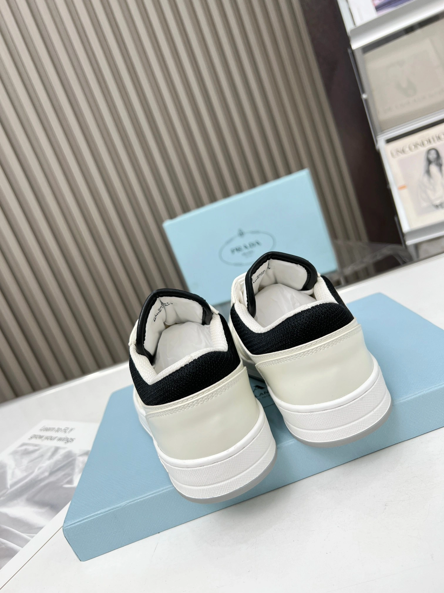 P*rada Top Sneakers Low CL 20230831- Affordable 6400