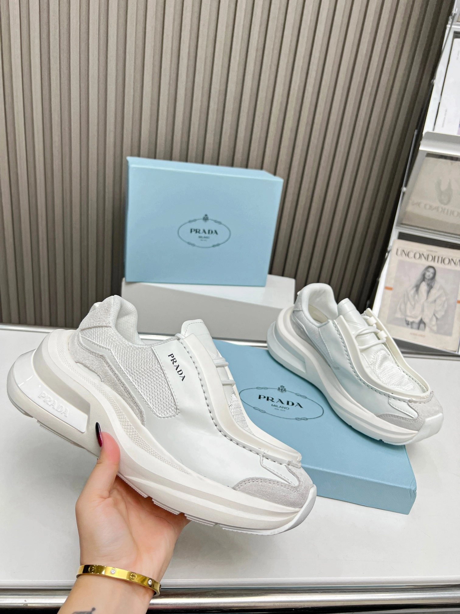 AllSeason P*rada Top Sneakers Low CL 20230831- 6394