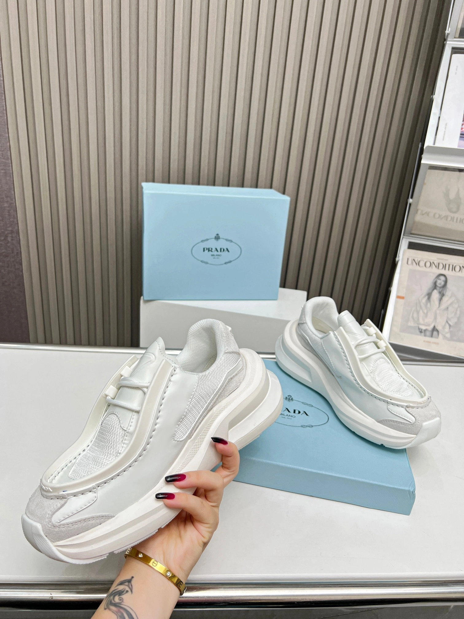 AllSeason P*rada Top Sneakers Low CL 20230831- 6394