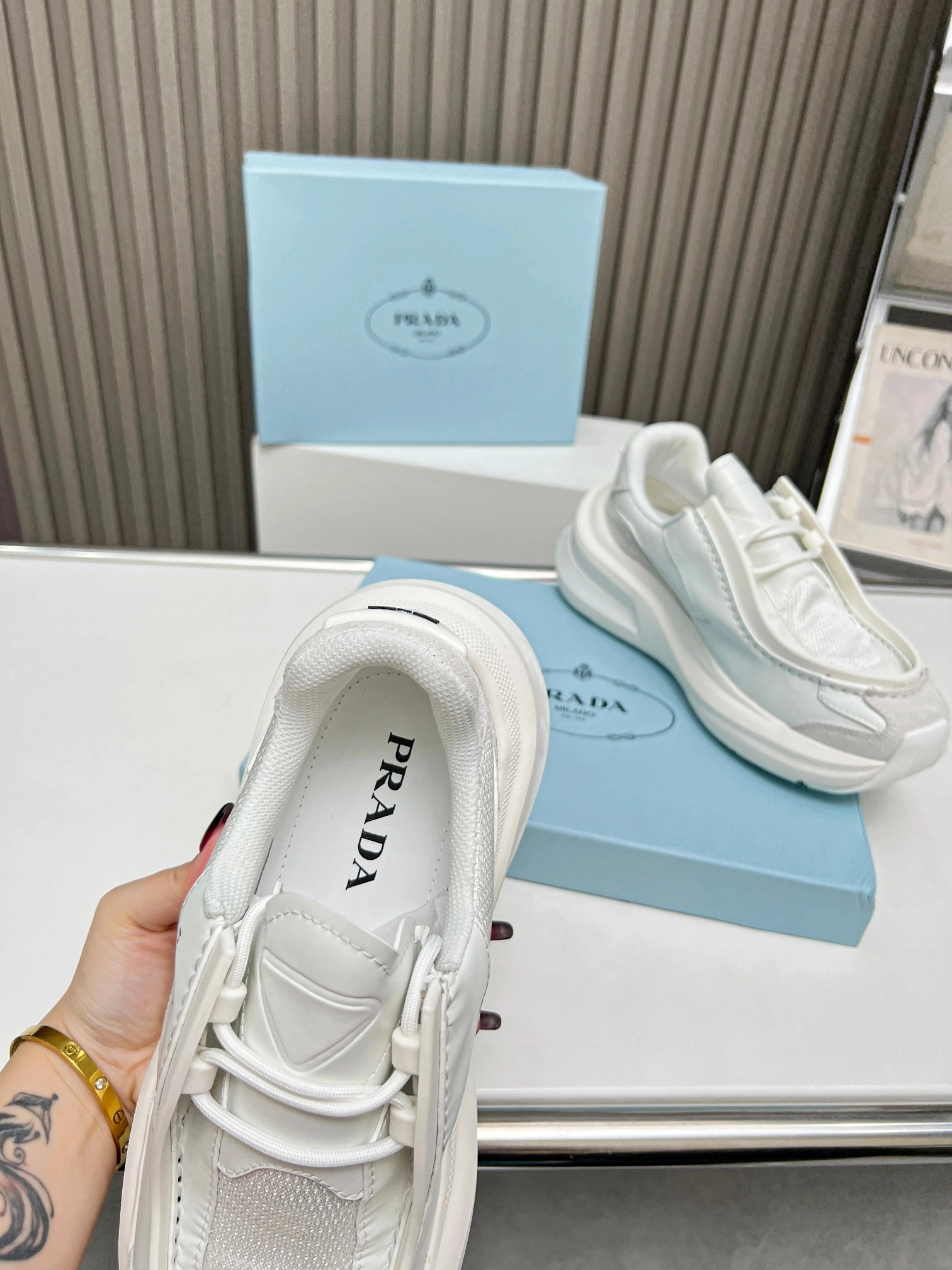 AllSeason P*rada Top Sneakers Low CL 20230831- 6394