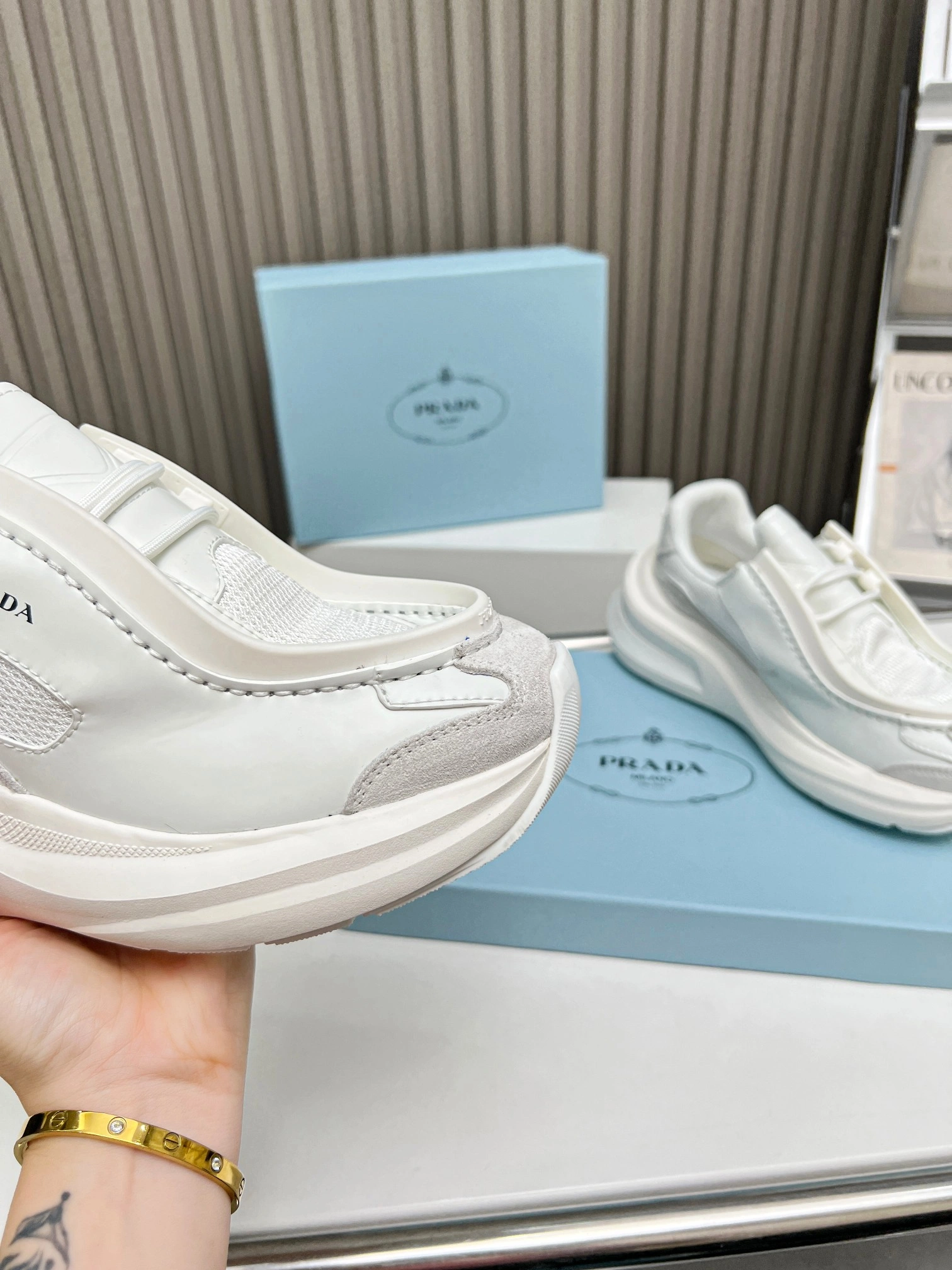 AllSeason P*rada Top Sneakers Low CL 20230831- 6394