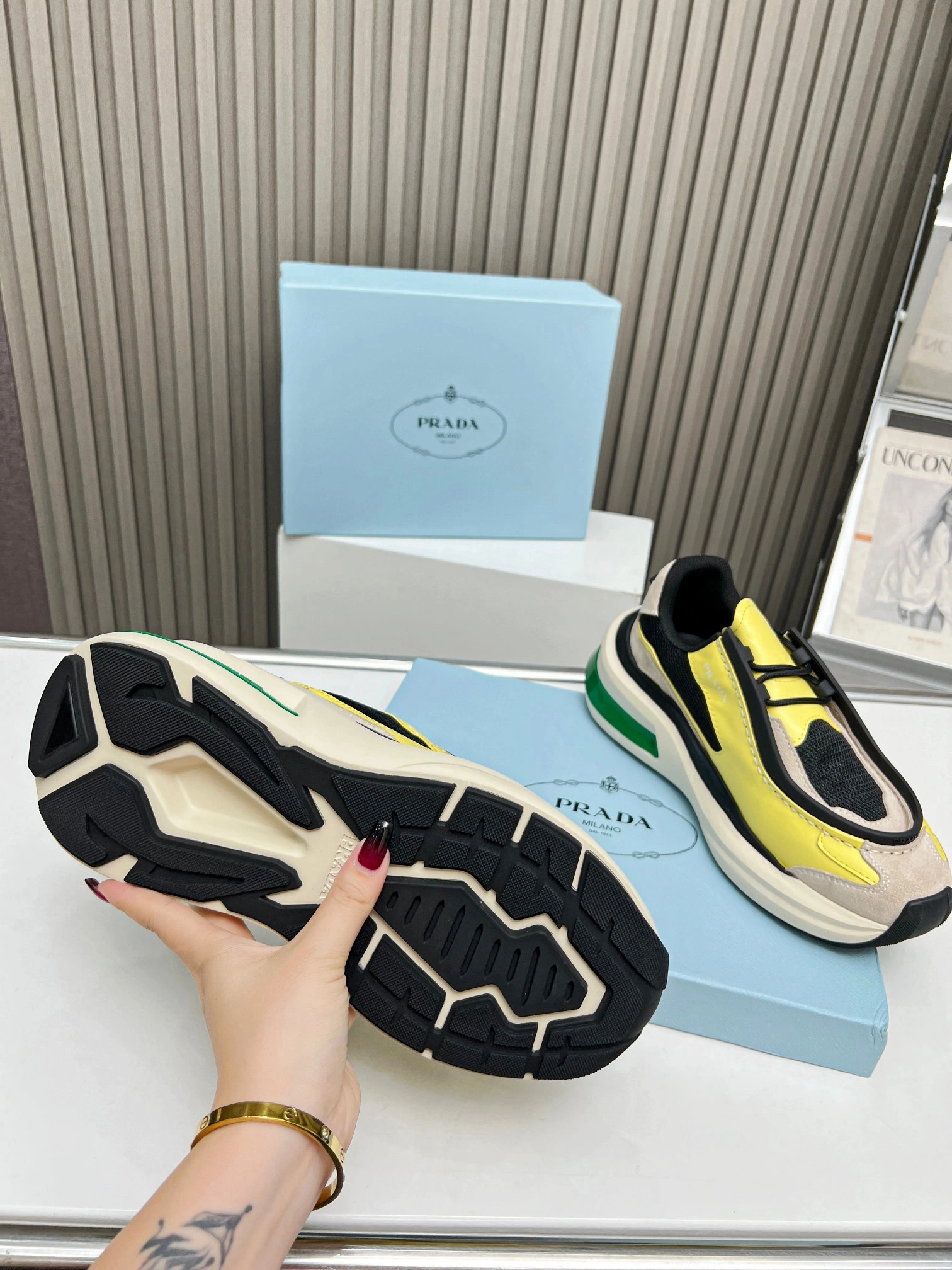 UrbanStyle P*rada Top Sneakers Low CL 20230831- 6397